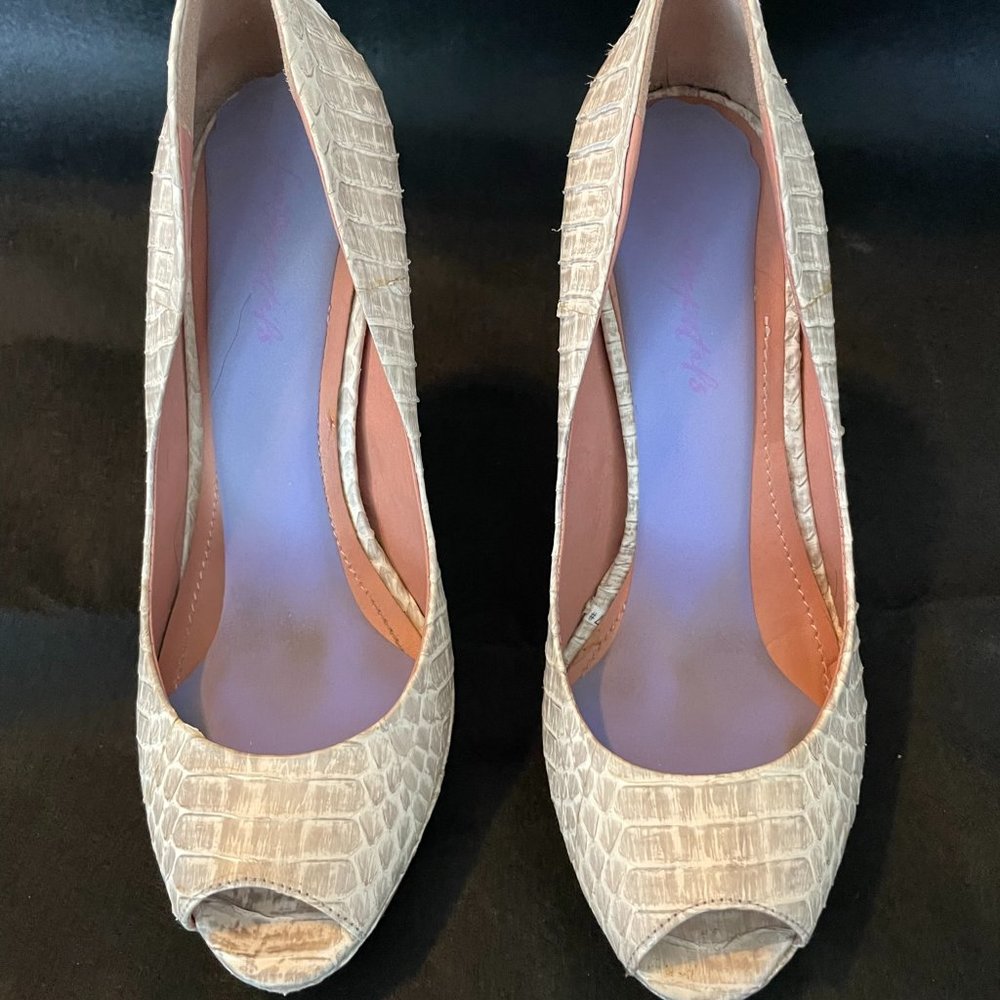 Vince Camuto Winter Snake Platforms